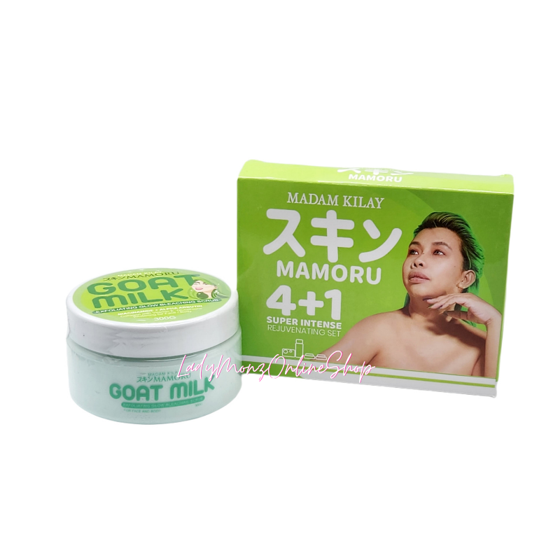 Mksmetics Mamoru 4+1 Set and Goat Milk Body Scrub