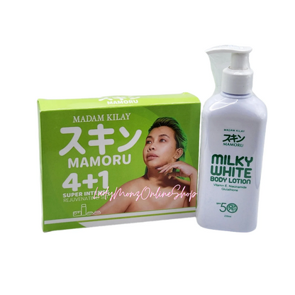 Mksmetics Mamoru 4+1 Set and Milky White Lotion