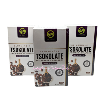 (3 Boxes) Slimming-K Tsokolate Fat Burner+Collagen with Biotin