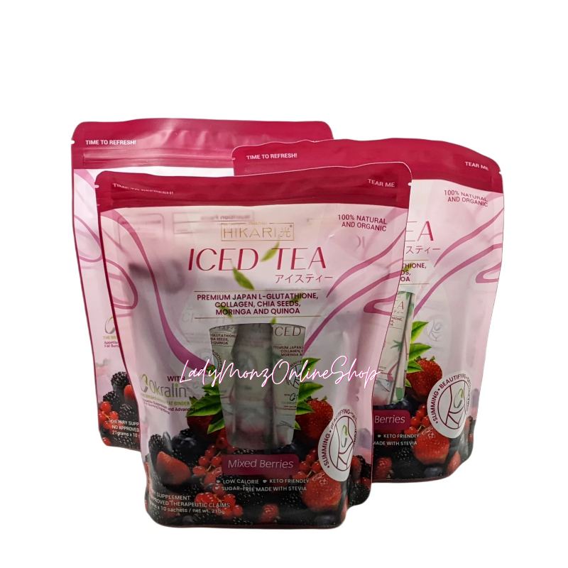 (3 Bags) Hikari Mixed Berries Iced Tea