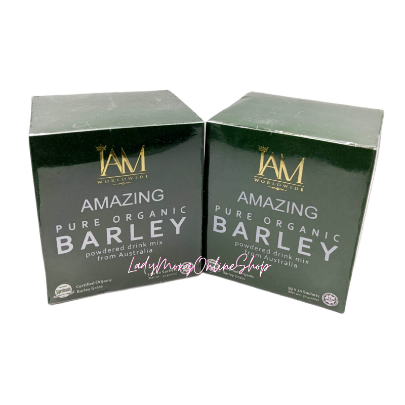 (2 Boxes) IAM Worldwide Amazing Pure Organic Barley