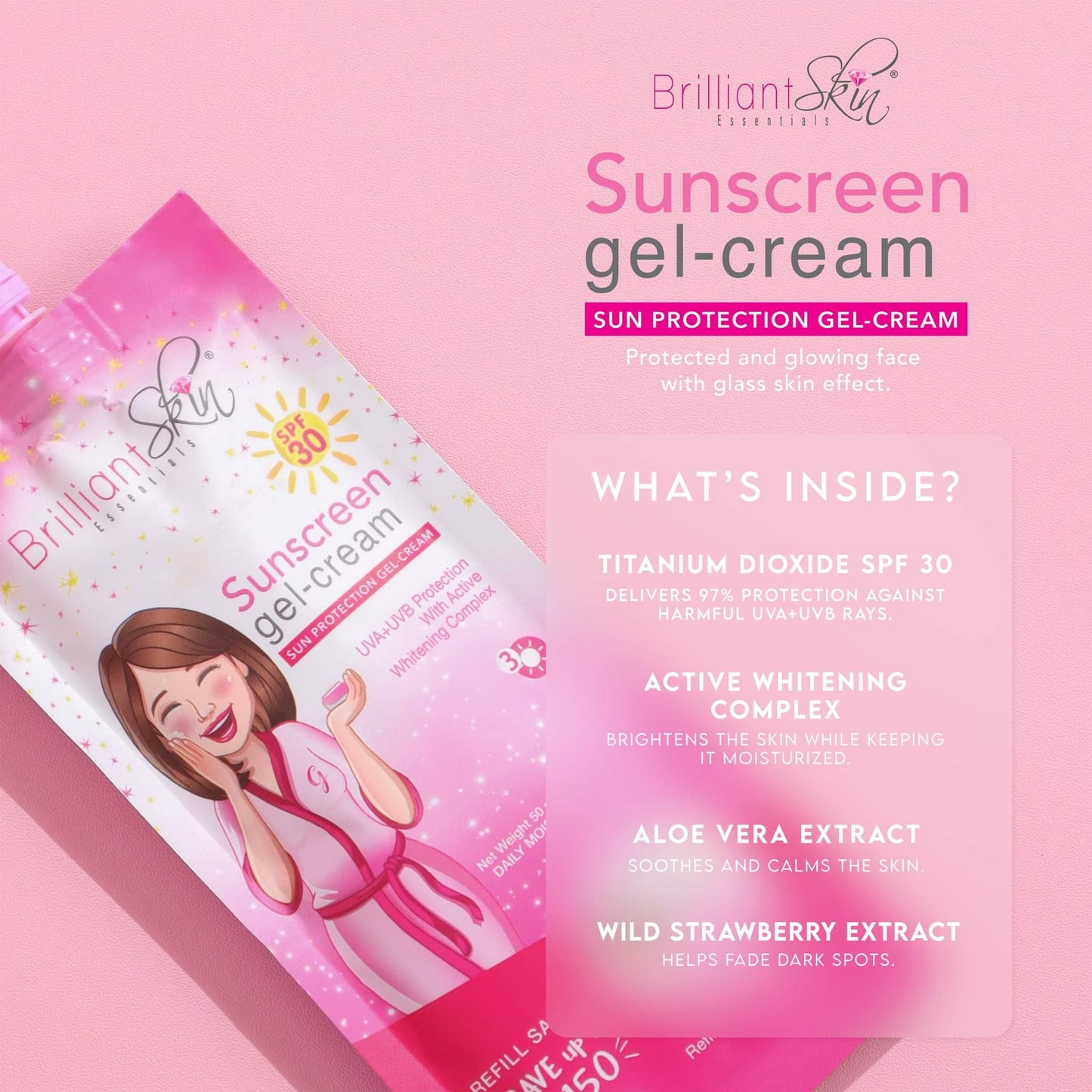 Brilliant Skin Sunscreen Gel-Cream w/ SPF 30