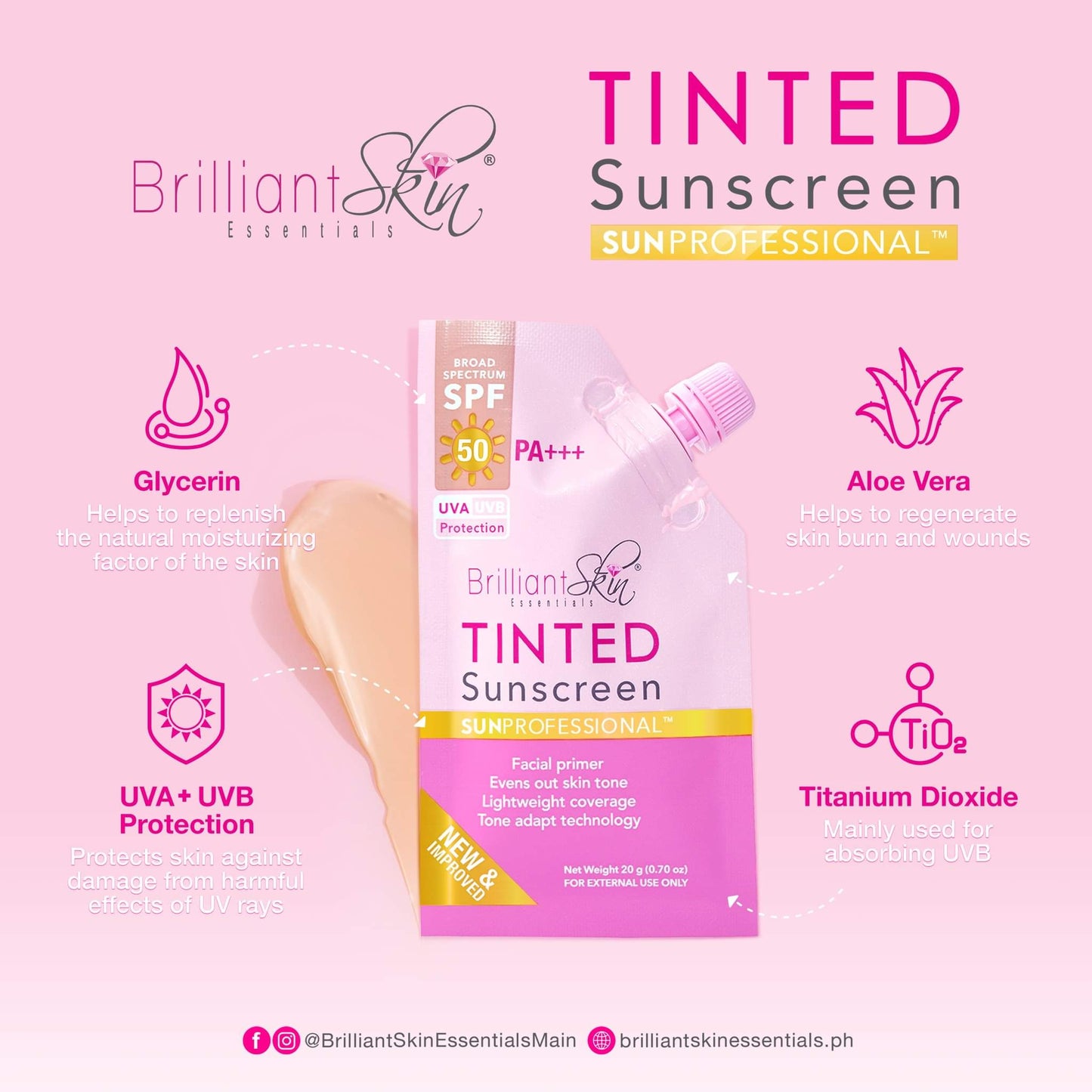 Brilliant Skin Tinted Sunscreen w/ SPF 50