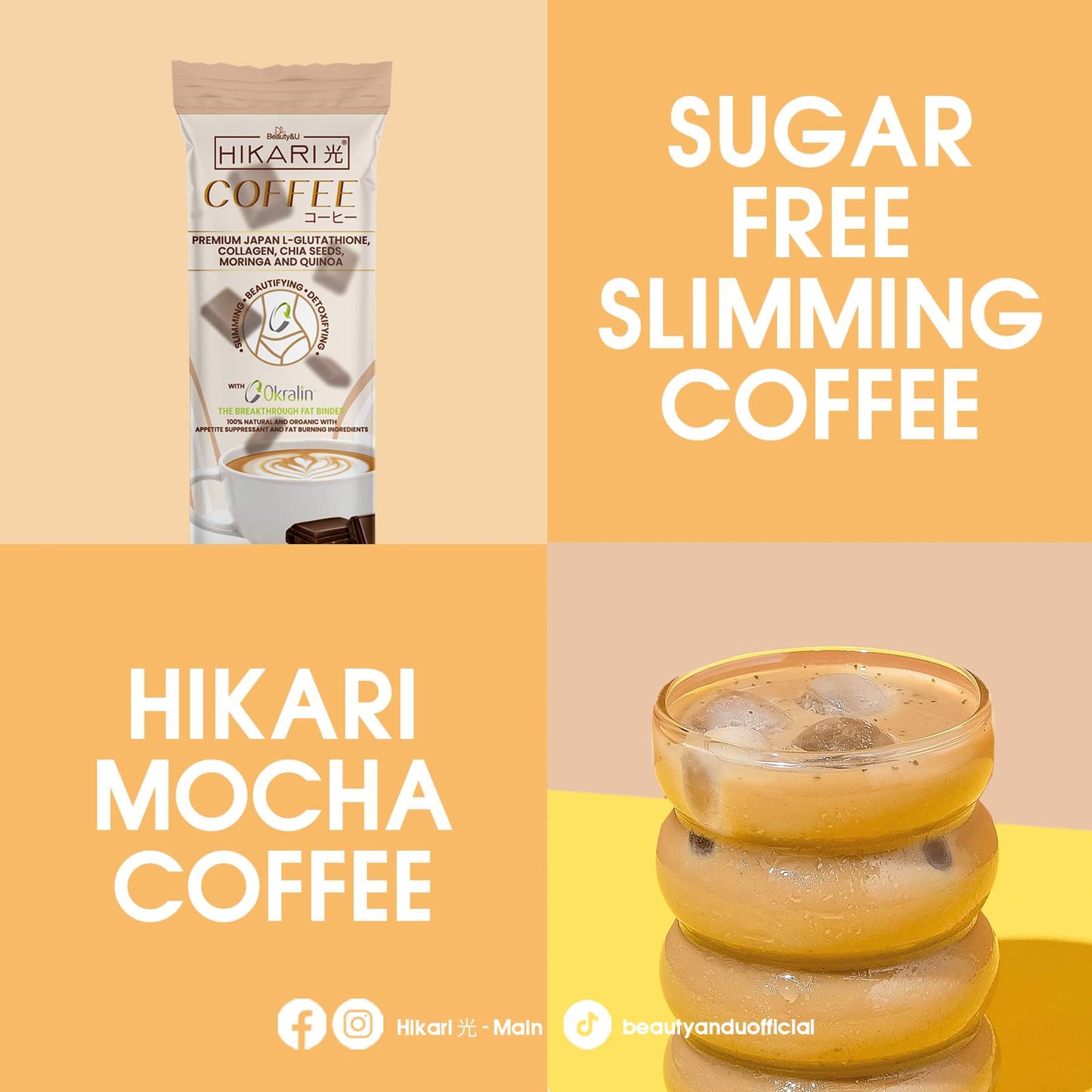 (3 Bags) Hikari Mocha Coffee Flavor