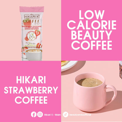 (3 Bags) Hikari Strawberry Coffee Flavor