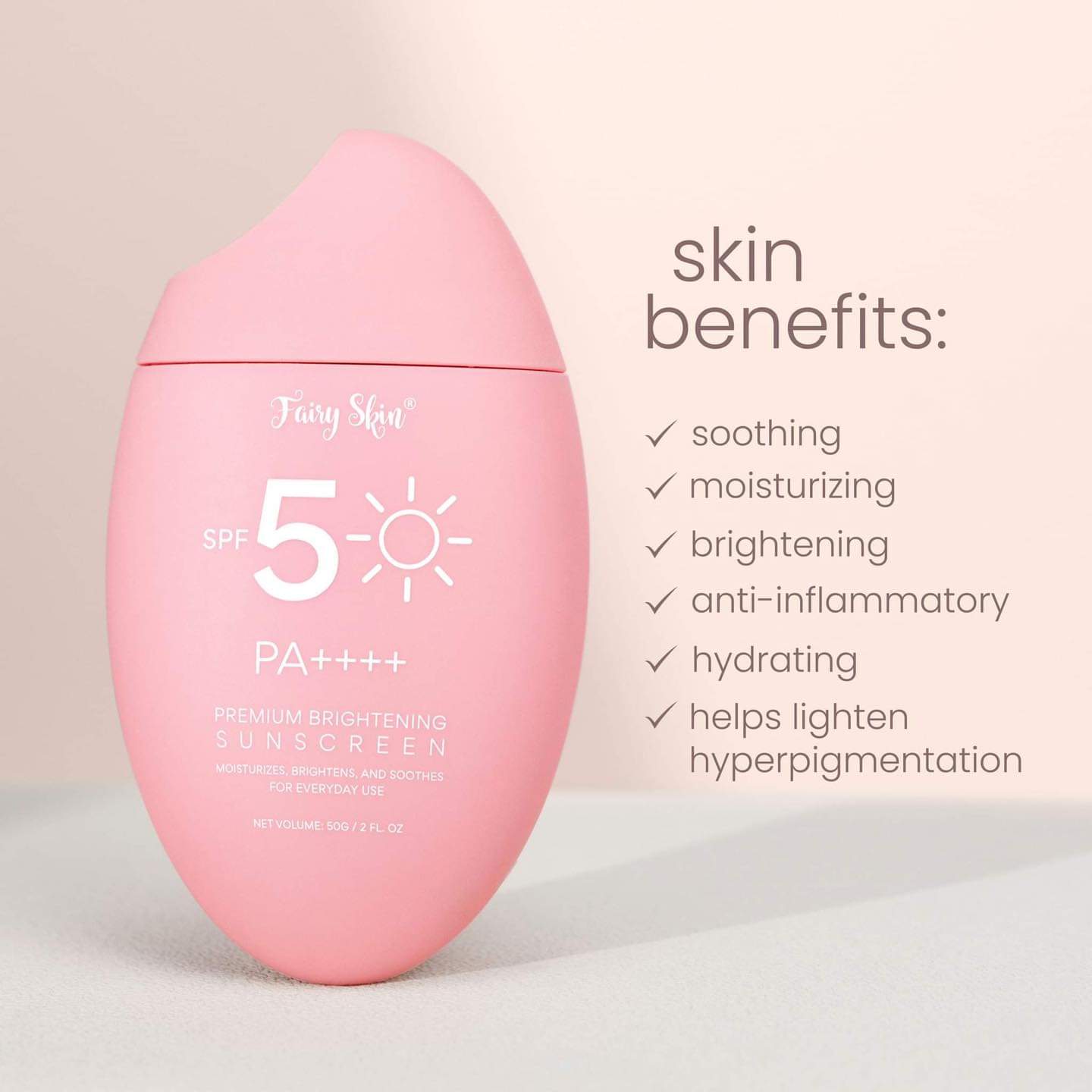 Fairy Skin Premium Brightening Sunscreen w/ SPF 50