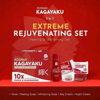 Rosmar Kagayaku Extreme Peeling & Whitening Kit