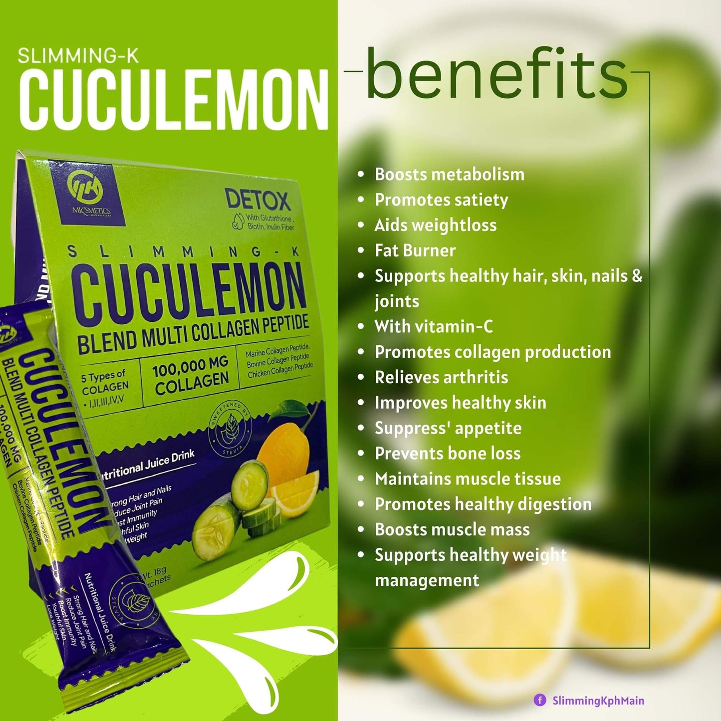 (2 Boxes) Slimming-K Cucumelon with Chia Seeds