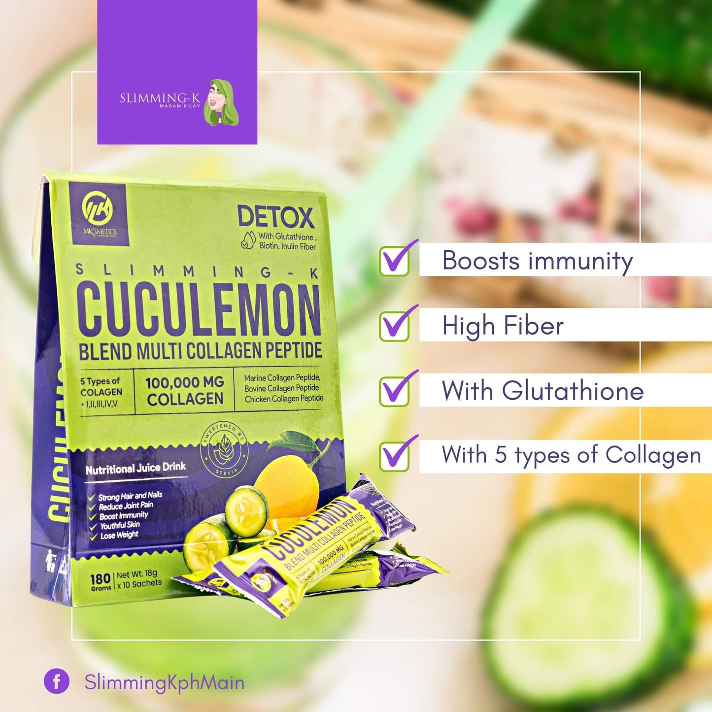 (2 Boxes) Slimming-K Cucumelon with Chia Seeds