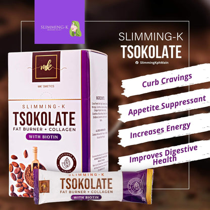 Slimming-K Tsokolate Fat Burner+Collagen with Biotin