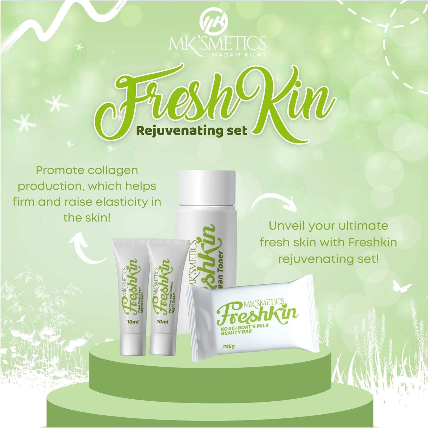 Mksmetics Madam Kilay Freshkin Rejuvenating 4in1 Set