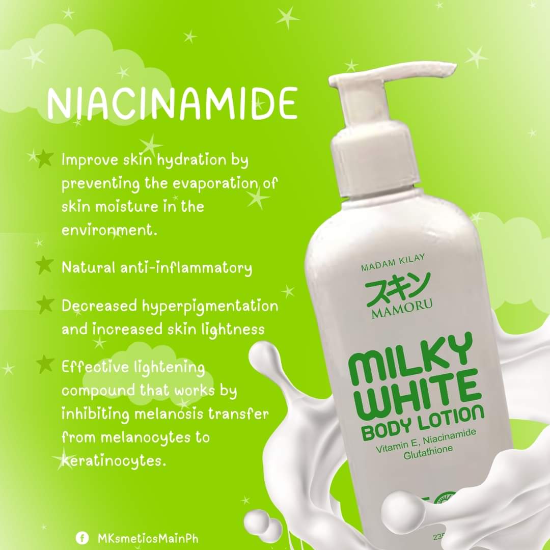 Mamoru Milky White Body Lotion (235mL)