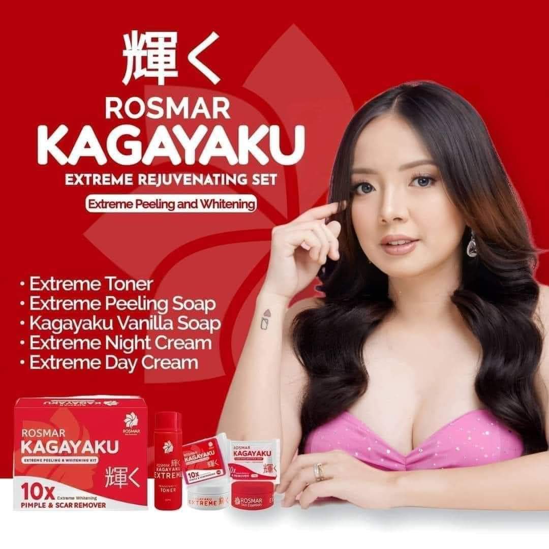 Rosmar Kagayaku Extreme Peeling & Whitening Kit