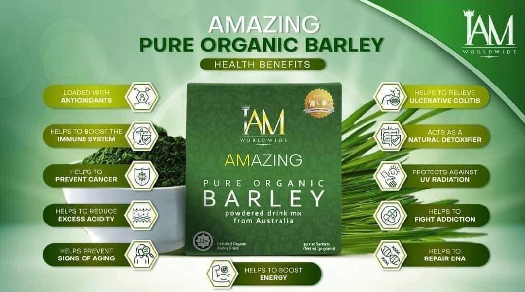 IAM Worldwide Amazing Pure Organic Barley