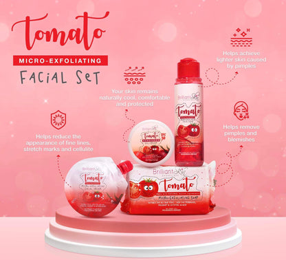 Brilliant Skin Tomato Micro-Exfoliating Facial Set